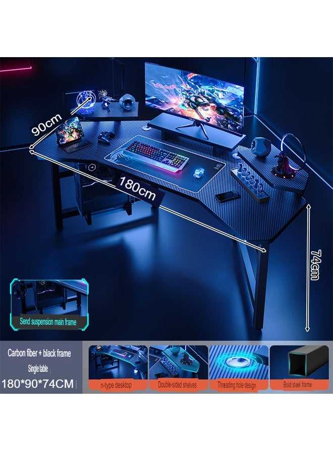 Ergonomic Computer And Multifunctional Gaming Desk Table heightening frame 180CM