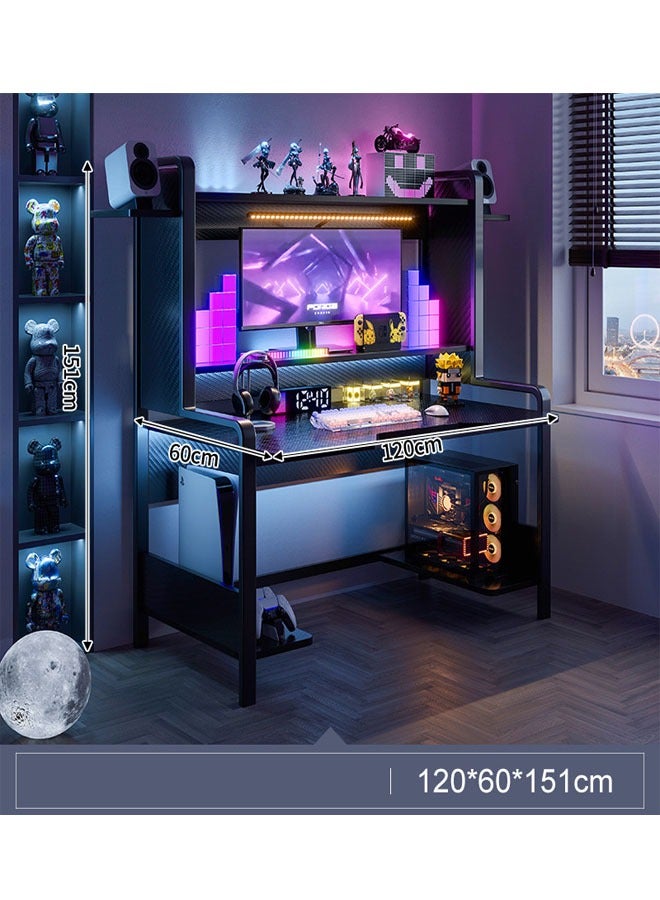 Ergonomic Computer And Multifunctional Gaming Desk Table 120 cm