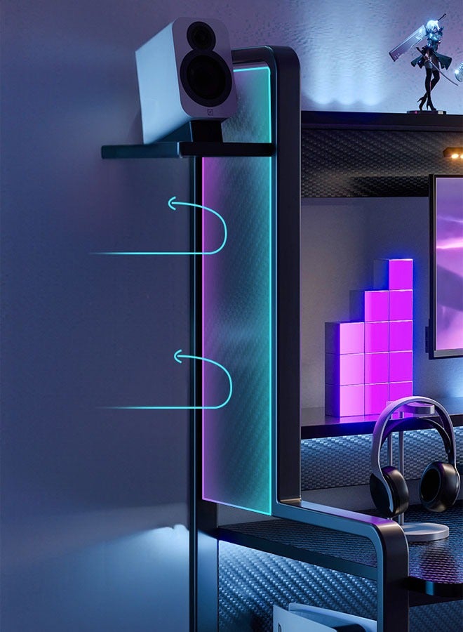 Ergonomic Computer And Multifunctional Gaming Desk Table 120 cm