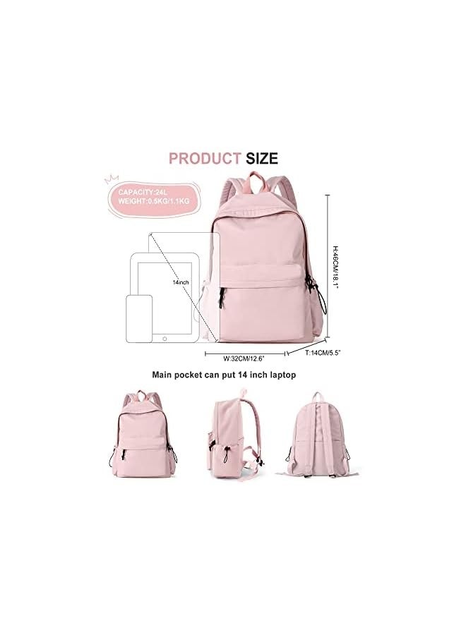 Lightweight Casual Laptop Backpack Purse for Women,Travel Backpack with laptop compartment