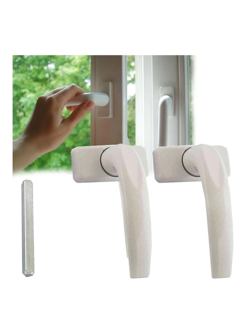 Aluminium Door Handle With Lock 20mm With 3keys