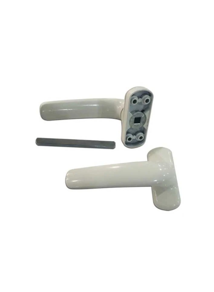 Aluminium Door Handle With Lock 20mm With 3keys