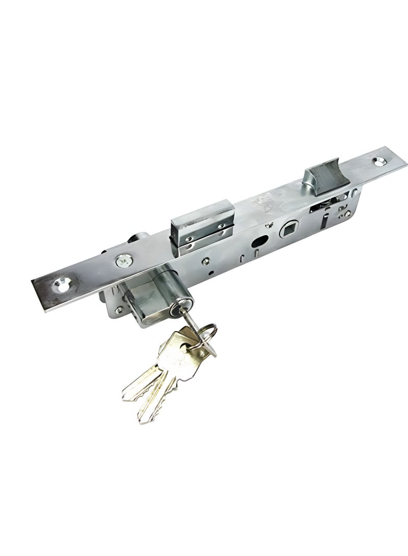 Aluminium Door Handle With Lock 20mm With 3keys