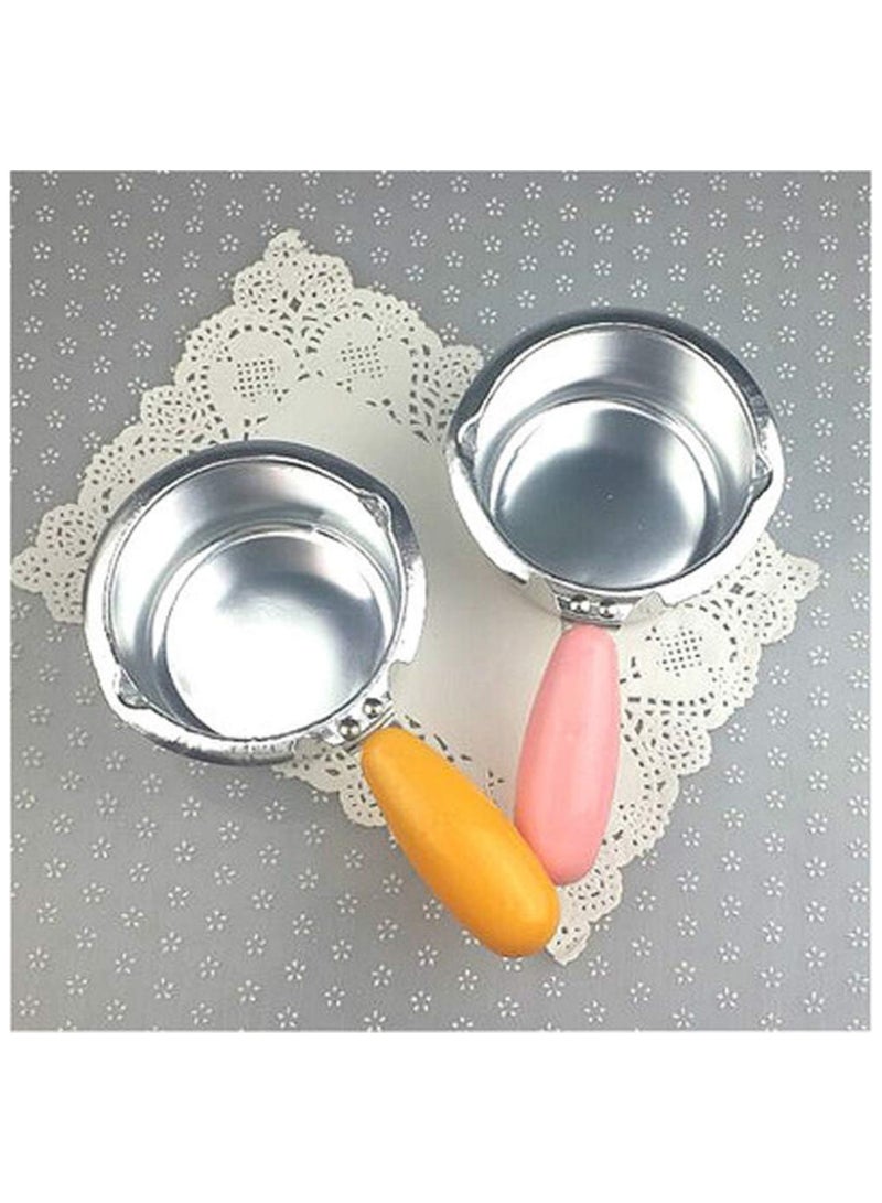 Electric Chocolate Melting Pot Machine Chocolate Fountain Fondue Pot Candy Making Cupcake Melter Chocomaker DIY Kitchen Tool Gift with Mould Set (Yellow)