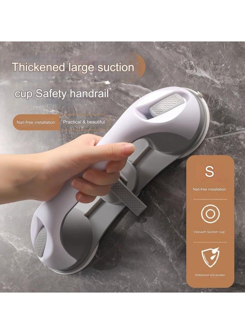 Suction Cup Handrail Multifunctional Door Handle Bathroom Shower Punch-Free Toilet Elderly And Children Safety Handle Anti-Slip Anti-Fall