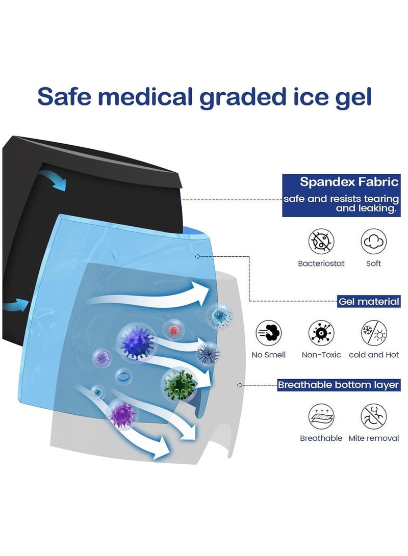 Gel Ice Headache Migraine Relief Hat Migraine Relief Mask Comfortable Strechable Ice Pack Eye Mask
