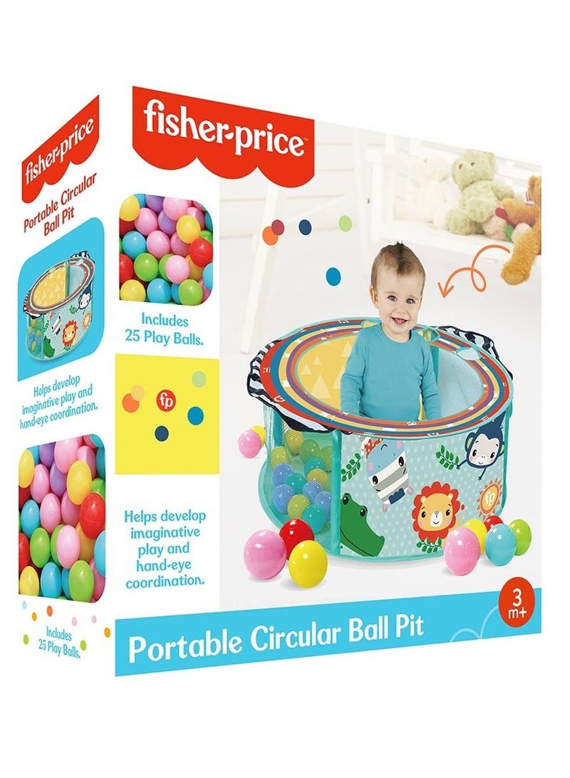 Fisher Price Circular Ball Pit W/25 Balls