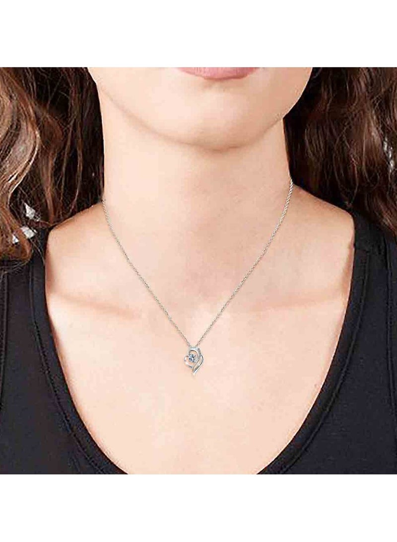 J.Rosée Swarovski Elements Crystal 18K Gold Plated 925 Sterling Silver Diamond Pendant Necklace for Women Ladies Girls Gift Package J.Rosée Fashion Jewelry