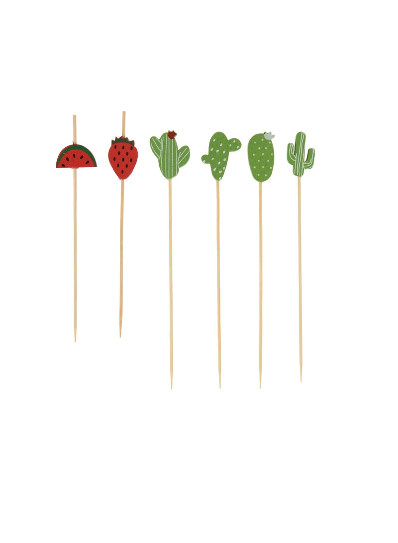 Koopman Christmas Cocktail Stick Set - 20 Pieces,  Party Essential Assorted