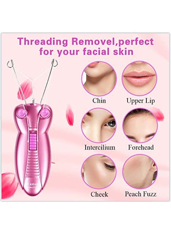 Facial Hair Removal Thread Device Pink/Purple