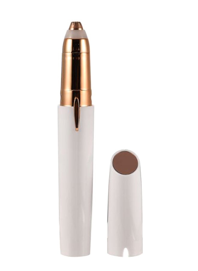 Electric Eyebrow Epilator White/Gold