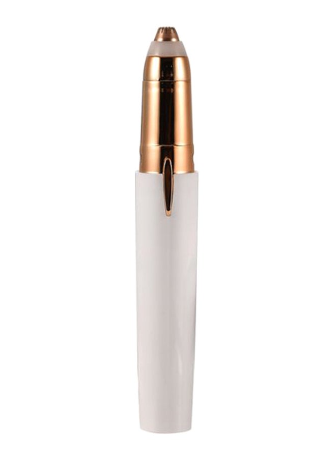 Electric Eyebrow Epilator White/Gold