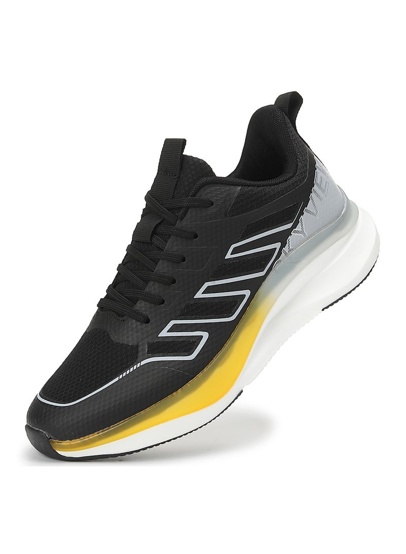 Sky View Men's Slip On Walking Shoes Running Comfortable Tennis Breathable Non Slip Athletic Sports Shoes Gym Workout Cross Training Sneakers With Non-Slip Backing