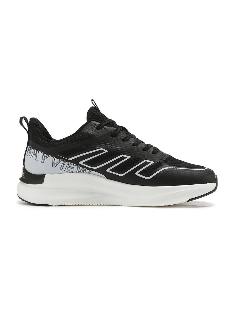 Men's Lace Up Walking Shoes Running Comfortable Tennis Breathable Non Slip Athletic Sports Shoes Gym Workout Cross Training Sneakers With Non-Slip Backing