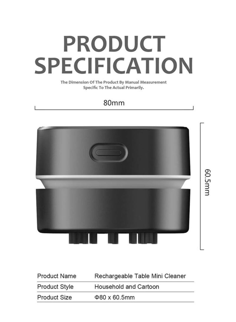 Desktop Vacuum Cleaner,Mini Table dust Sweeper