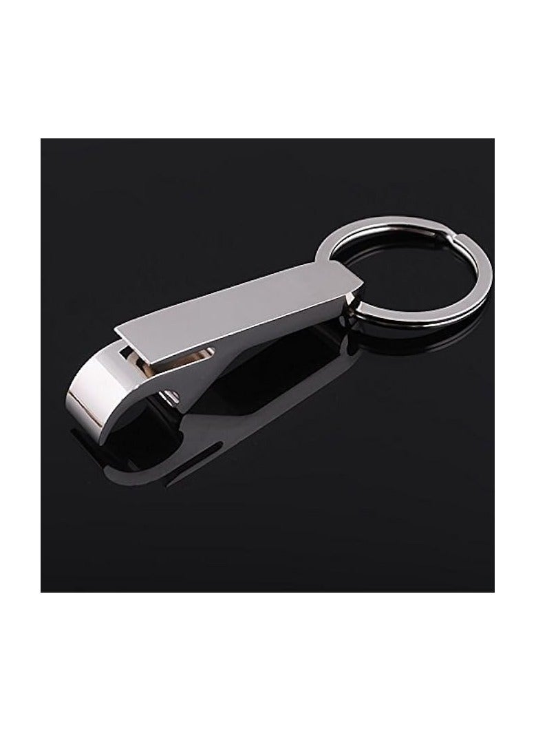 2pcs Keychain Bottle Opener - bartender bottle opener - Zinc Alloy Bottle /Can Opener - Versatile & Durable - Premium Keyring Bottle Opener