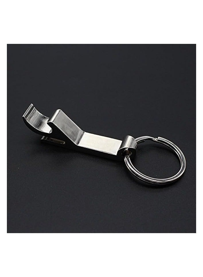 2pcs Keychain Bottle Opener - bartender bottle opener - Zinc Alloy Bottle /Can Opener - Versatile & Durable - Premium Keyring Bottle Opener