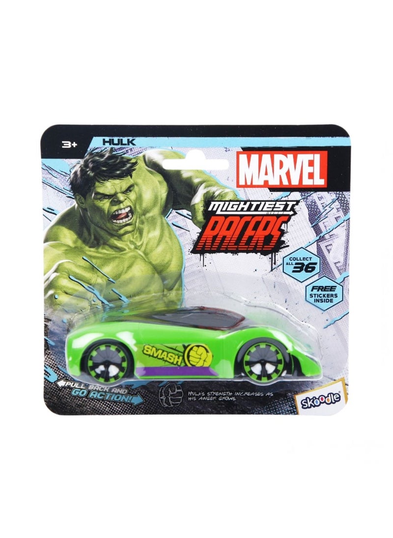 Marvel Pullback Mightiest Racer Car Hulk