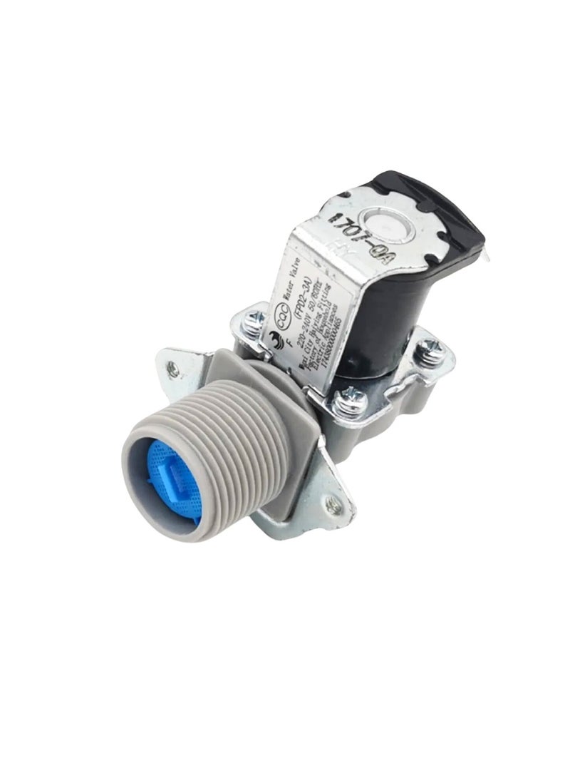 Single Direction Water Inlet Solenoid Valve 220V Normally Closed Replacement for Washing Machine Components FPD2-3A