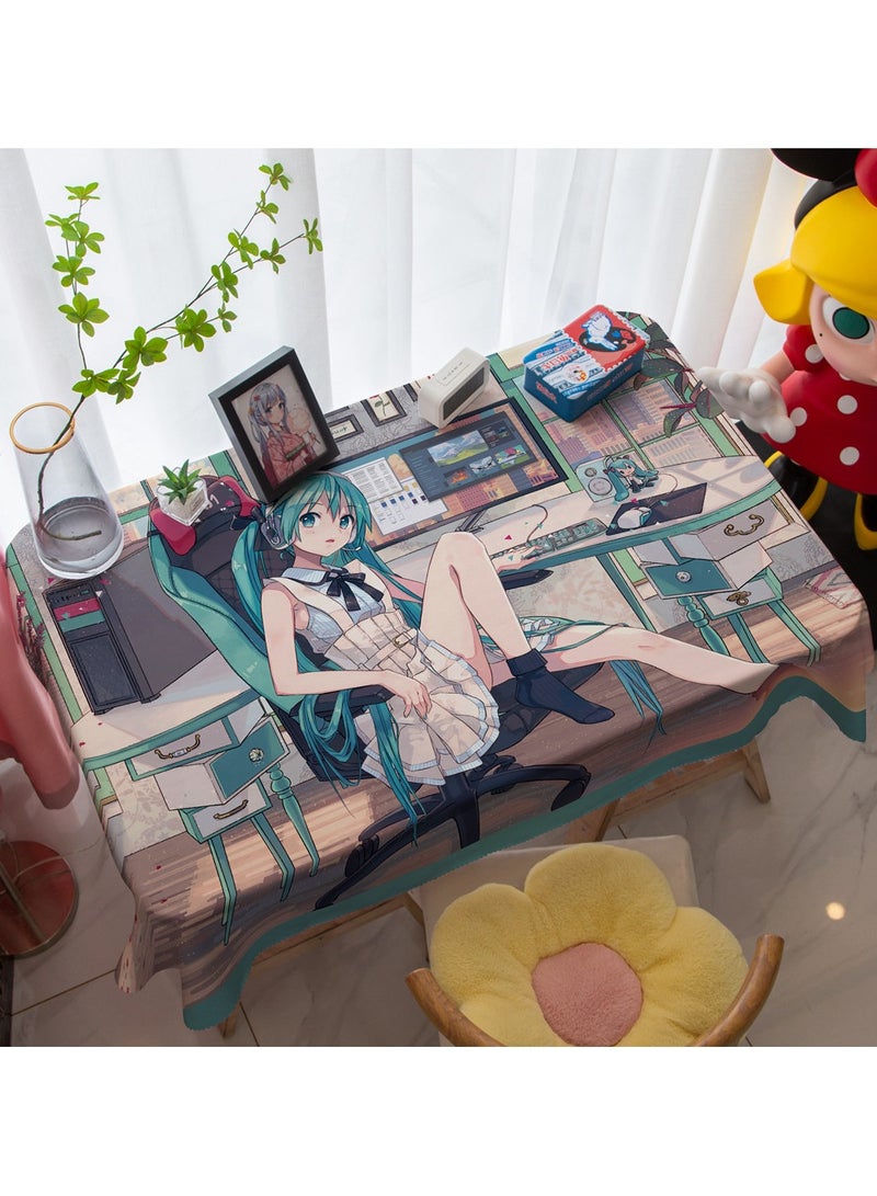 New Anime Cartoon Waterproof Cloth Tablecloth