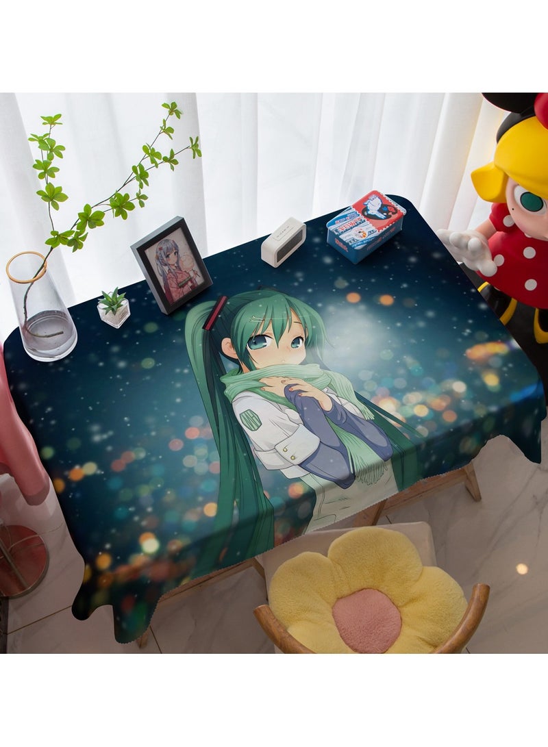 New Anime Cartoon Waterproof Cloth Tablecloth