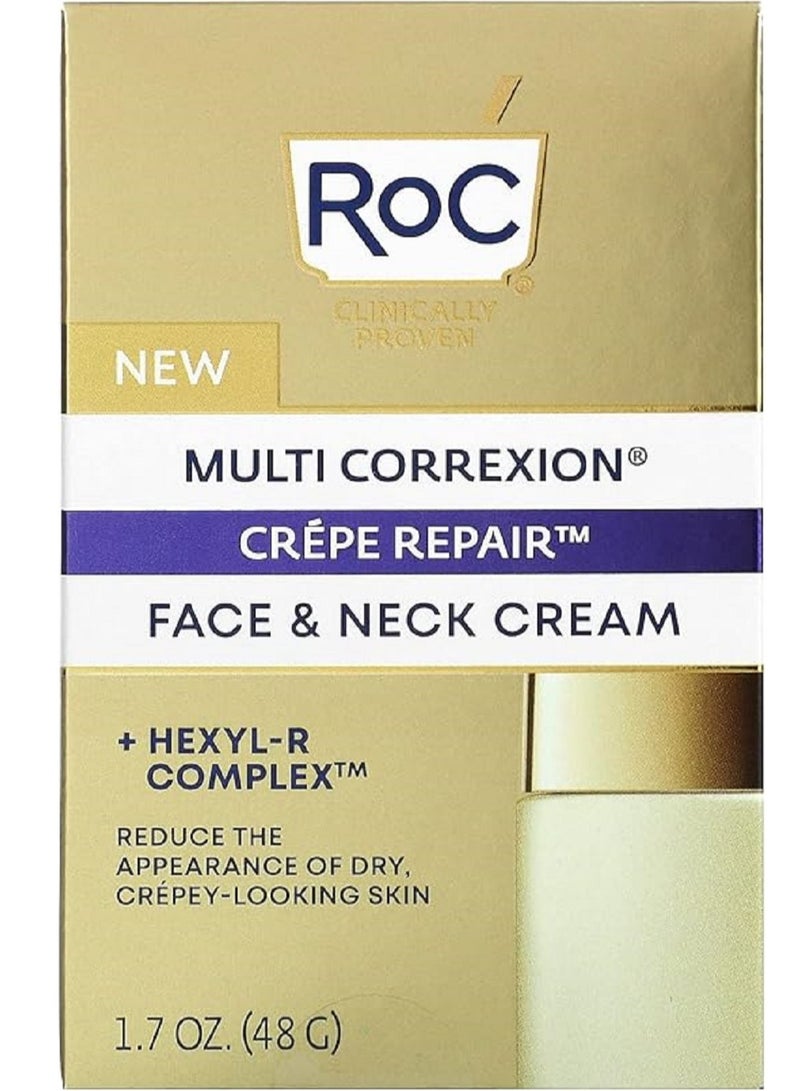 Multi Correxion, Crepe Repair, Face & Neck Cream, 1.7 oz (48 g), RoC