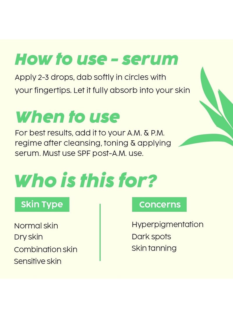 Pineapple Pigmentation Skincare Kit For Dark Spot Removal Cleanser Face Serum and Moisturizer Combo With 2 percent Alpha Arbutin For Women and Men Pack of 3