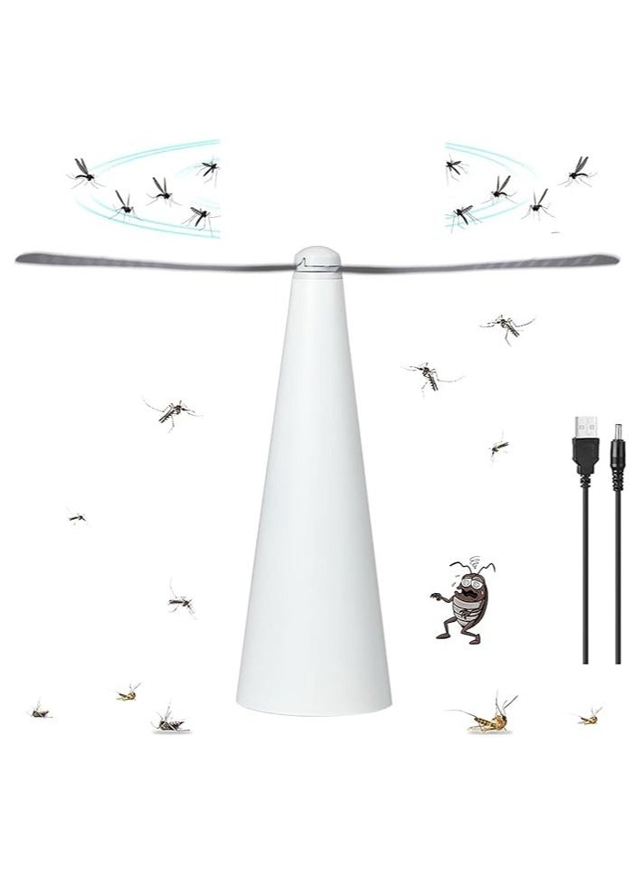 Repellent Fan, Portable Table Fly Fan,Lightweight, Durable and Odor-Free Fly Repellent Fan Keep Flies, Picnic Table Fans for Indoor and Bugs Away from Your Food Enjoy Outdoor Meal