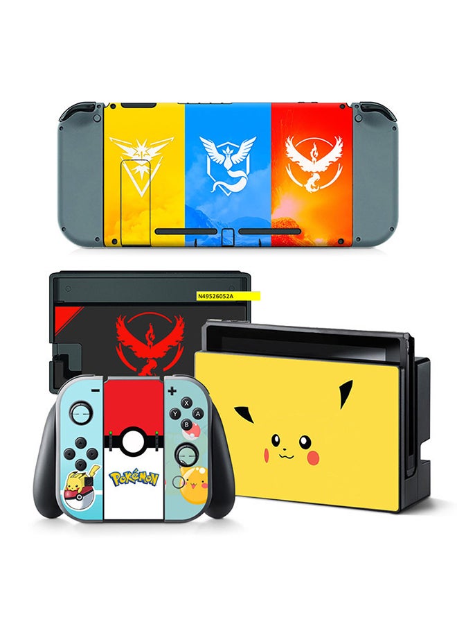 Console and Controller Decal Sticker Set For Nintendo Switch Pokemon