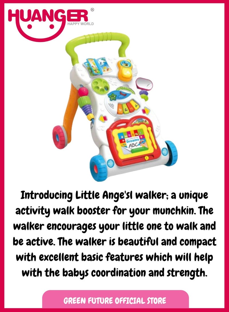 Baby Learning Walker & Activity for Toddlers Educational Toy for 1 Year Plus with Lights, Sounds, and Fun Features