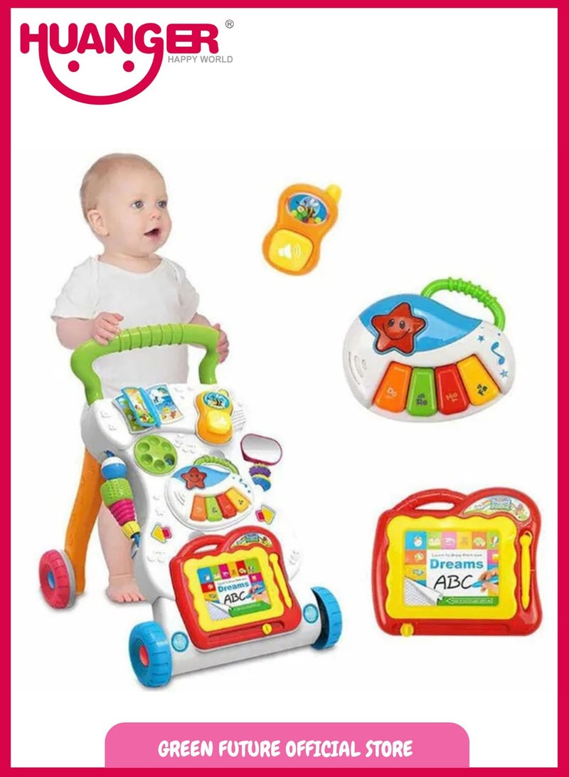 Baby Learning Walker & Activity for Toddlers Educational Toy for 1 Year Plus with Lights, Sounds, and Fun Features