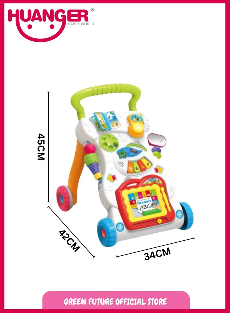 Baby Learning Walker & Activity for Toddlers Educational Toy for 1 Year Plus with Lights, Sounds, and Fun Features