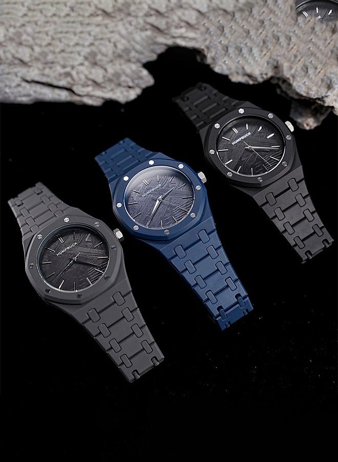 Lightweight Fashion Watch for Men Sport Waterproof Watches 2304 blue