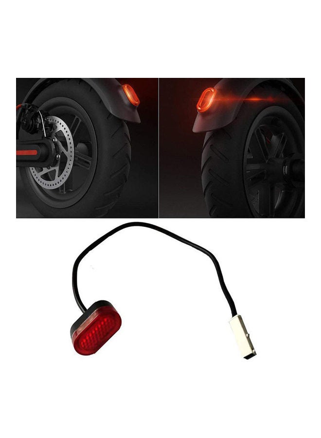 Replacement Brake Rear Tail Light + Mudguard Fender + Hook For Xiaomi M365 30.48 x 9.65 x 6.35cm