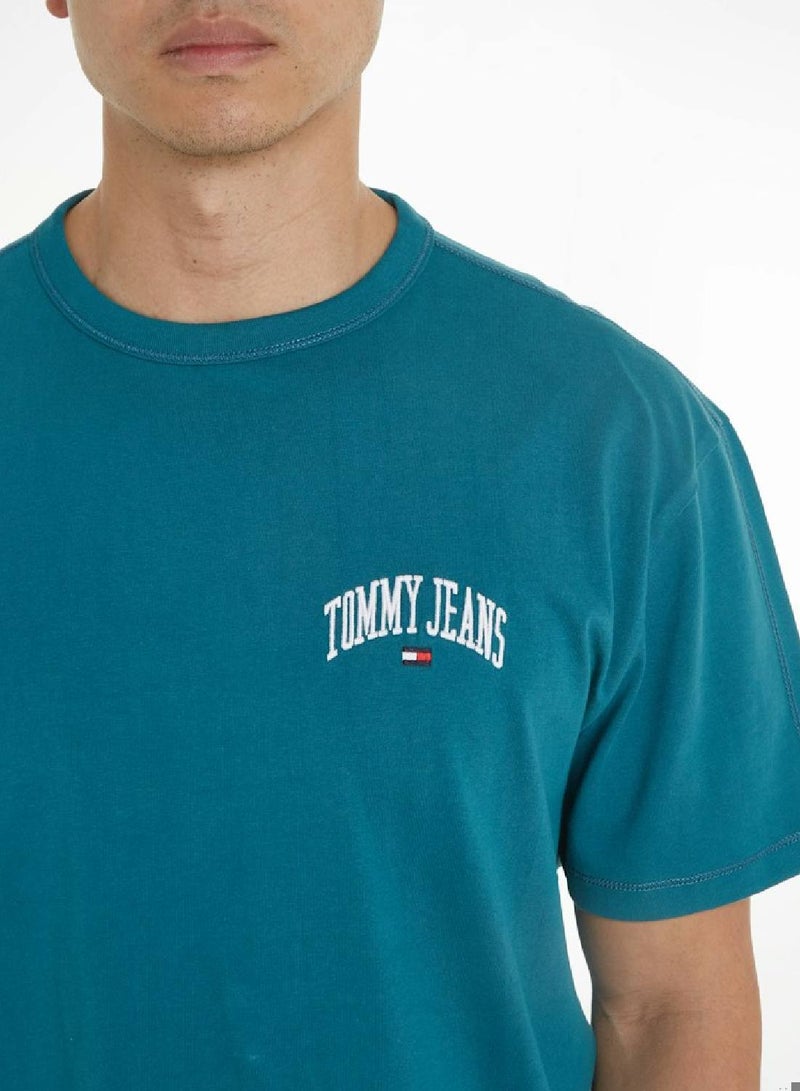 Men's Vastity Regulat Fit T-Shirt - Cotton, Blue