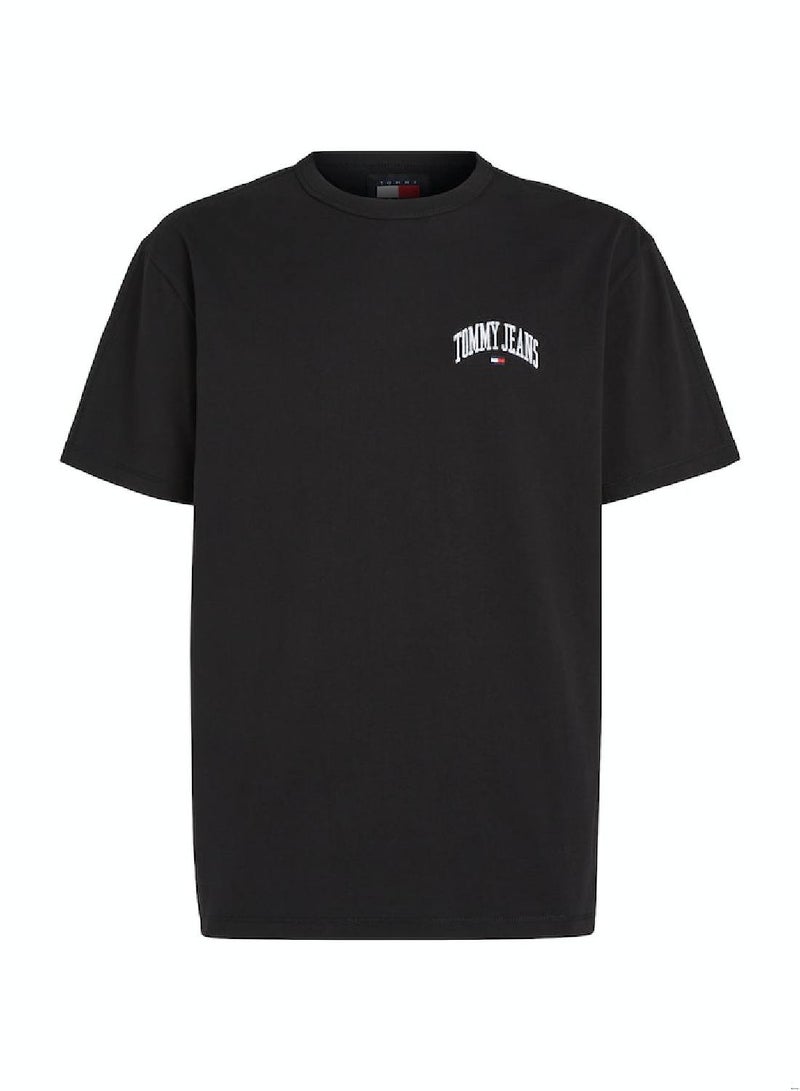 Men's Vastity Regulat Fit T-Shirt - Cotton, Black