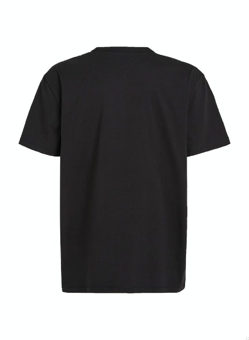 Men's Vastity Regulat Fit T-Shirt - Cotton, Black