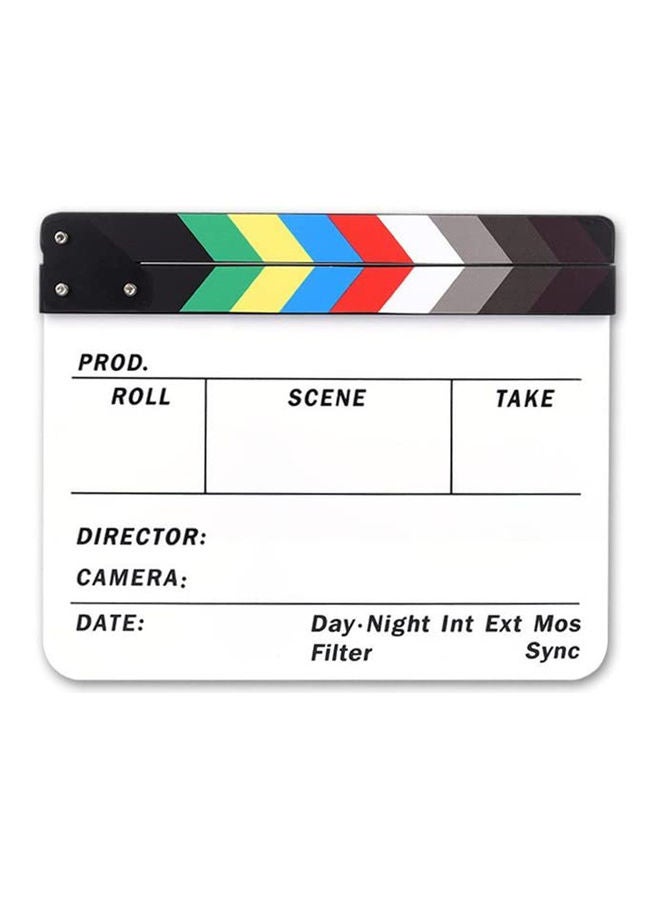 Professional Clapperboard Multicolor