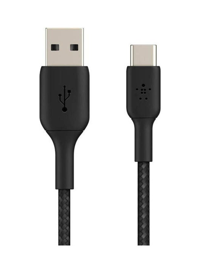 Boostcharge Braided Usb C To A Cable Black