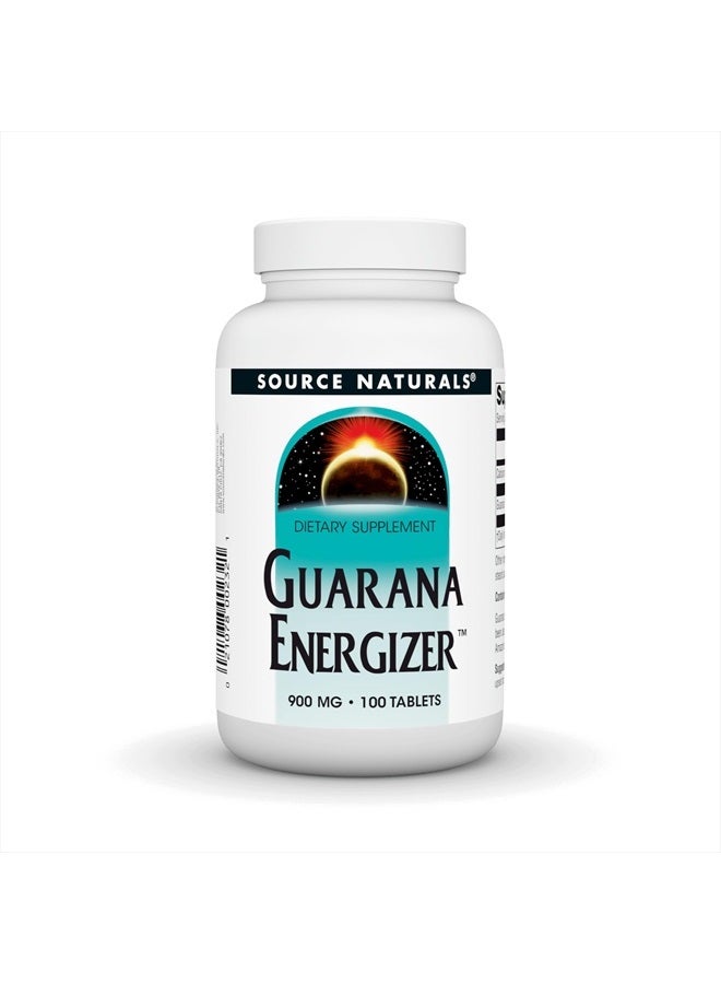 Guarana Energizer Caffiene and Energy* - 900 mg,100 Tablets