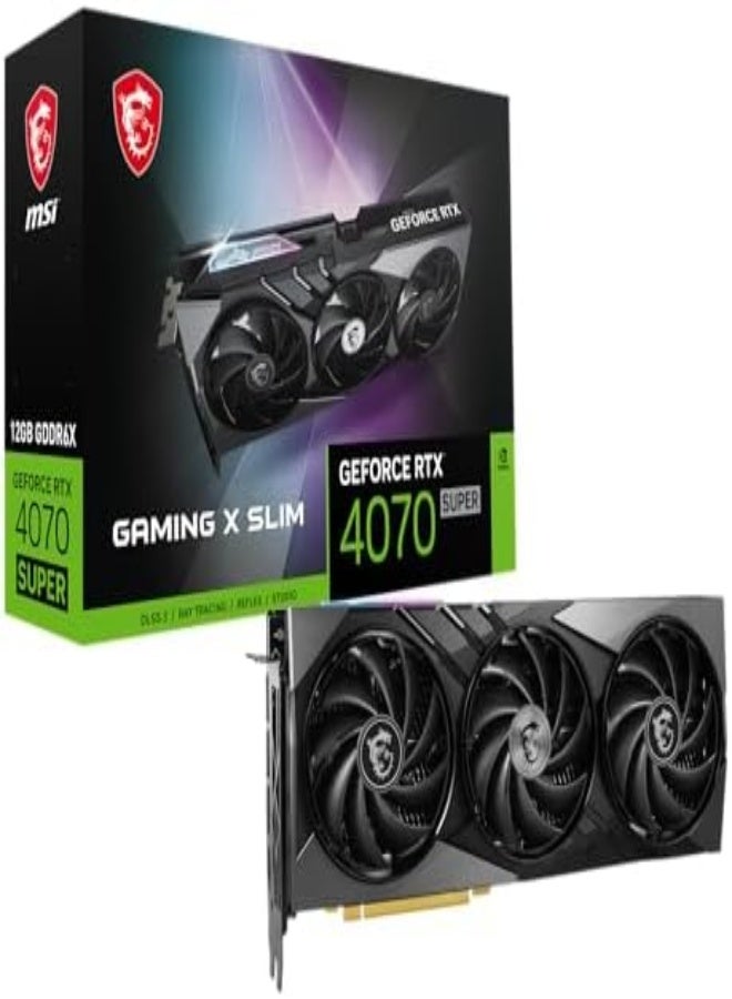 GAMING GeForce RTX 4070 SUPER 12G X SLIM NVIDIA 12 GB GDDR6X