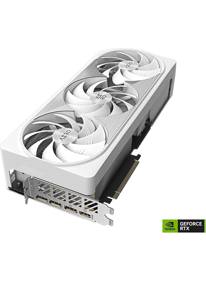 GeForce RTX 4090 AERO OC 24G Graphics Card, 3X WINDFORCE Fans, 24GB 384-bit GDDR6X, GV-N4090AERO OC-24GD Video Card White