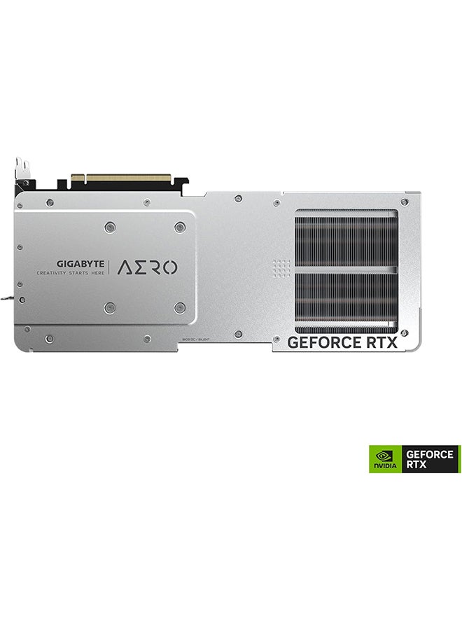 GeForce RTX 4090 AERO OC 24G Graphics Card, 3X WINDFORCE Fans, 24GB 384-bit GDDR6X, GV-N4090AERO OC-24GD Video Card White