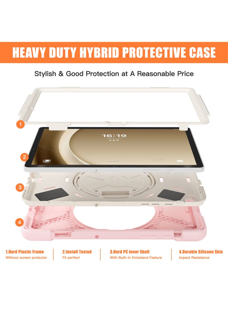 Case for Galaxy Tab A9 Plus/A9+ 5G 11 Inch 2023 (SM-X210/X215/X216/X218), Heavy Duty Shockproof Rugged Protective Case Cover with Pen Holder Hand Strap Kickstand