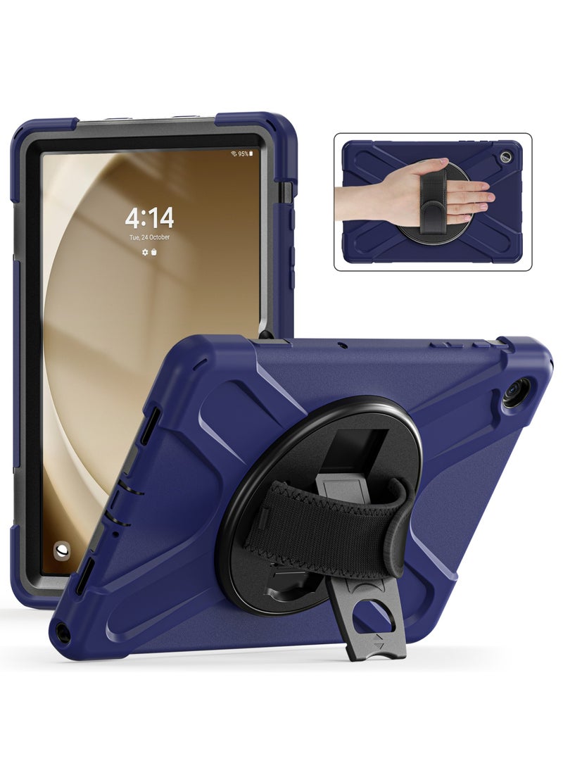 Case for Galaxy Tab A9 Plus/A9+ 5G 11 Inch 2023 (SM-X210/X215/X216/X218), Heavy Duty Shockproof Rugged Protective Case Cover with Pen Holder Hand Strap Kickstand