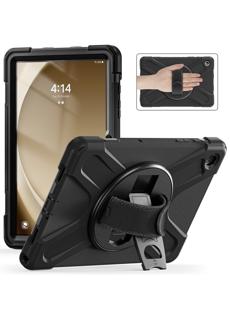 Case for Galaxy Tab A9 Plus/A9+ 5G 11 Inch 2023 (SM-X210/X215/X216/X218), Heavy Duty Shockproof Rugged Protective Case Cover with Pen Holder Hand Strap Kickstand