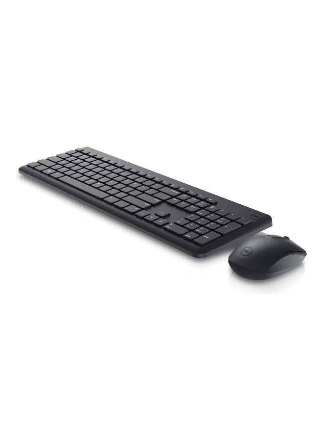 KM3322W Wireless Keyboard And Mouse With English-Arabic language BLACK