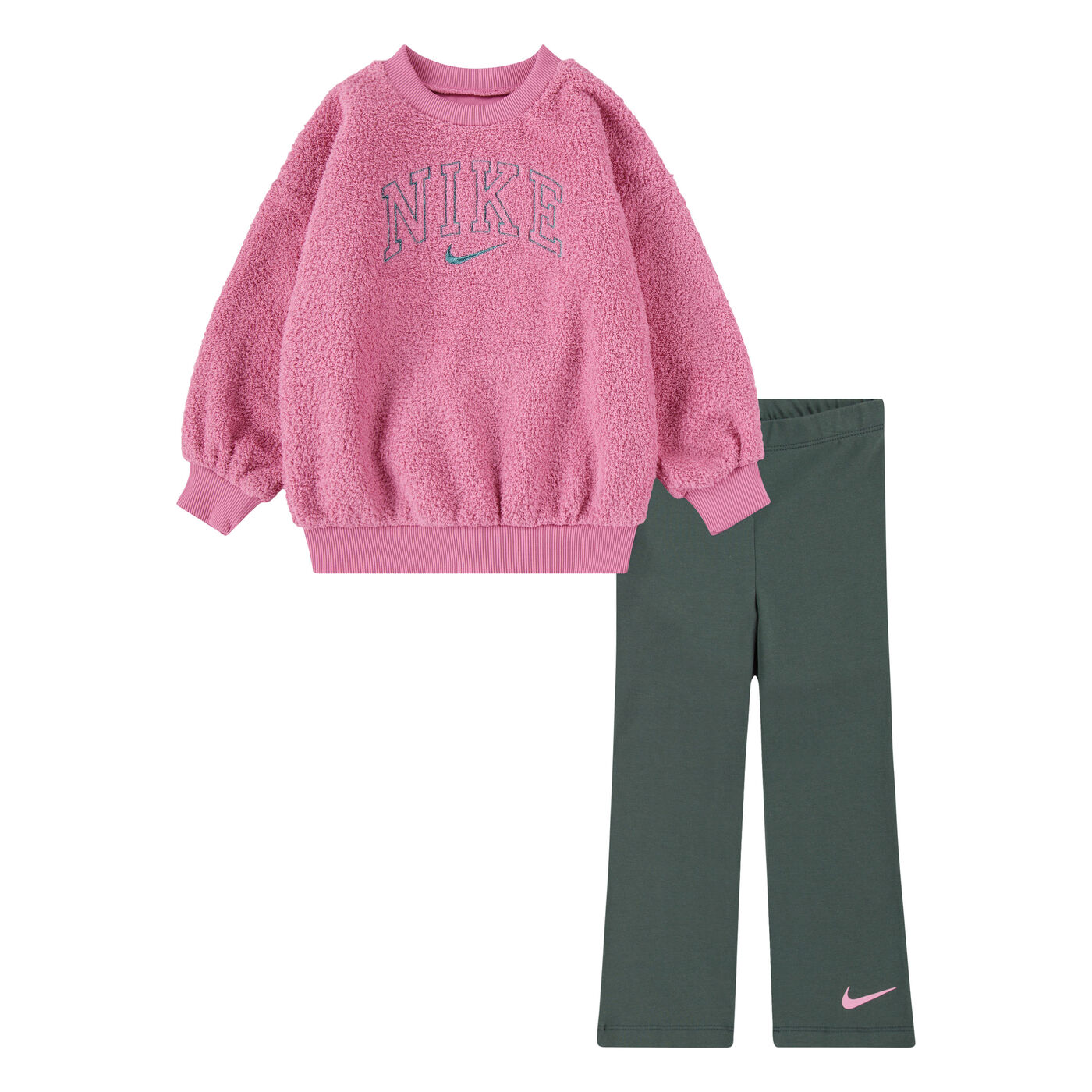 Kids' Swoosh Spirit Sweatshirt and Leggings Set