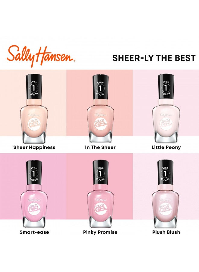 Sally Hansen Miracle Gel Nail Polish, Shade Little Peony 247 (Packaging May Vary)