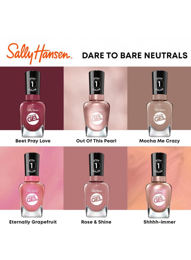 Sally Hansen Miracle Gel Nail Polish, Shade Terra-Coppa 189 (Packaging May Vary)